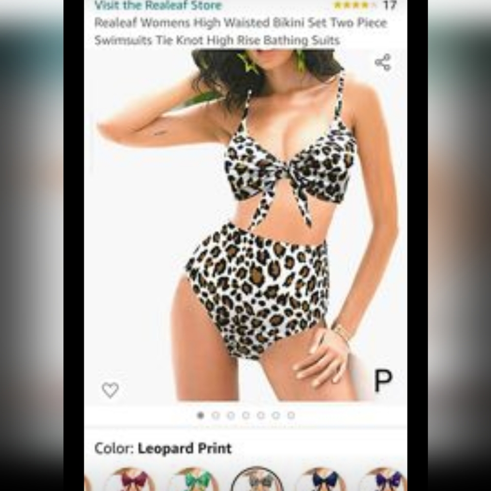 Brand New Realeaf High Waisted Bikini